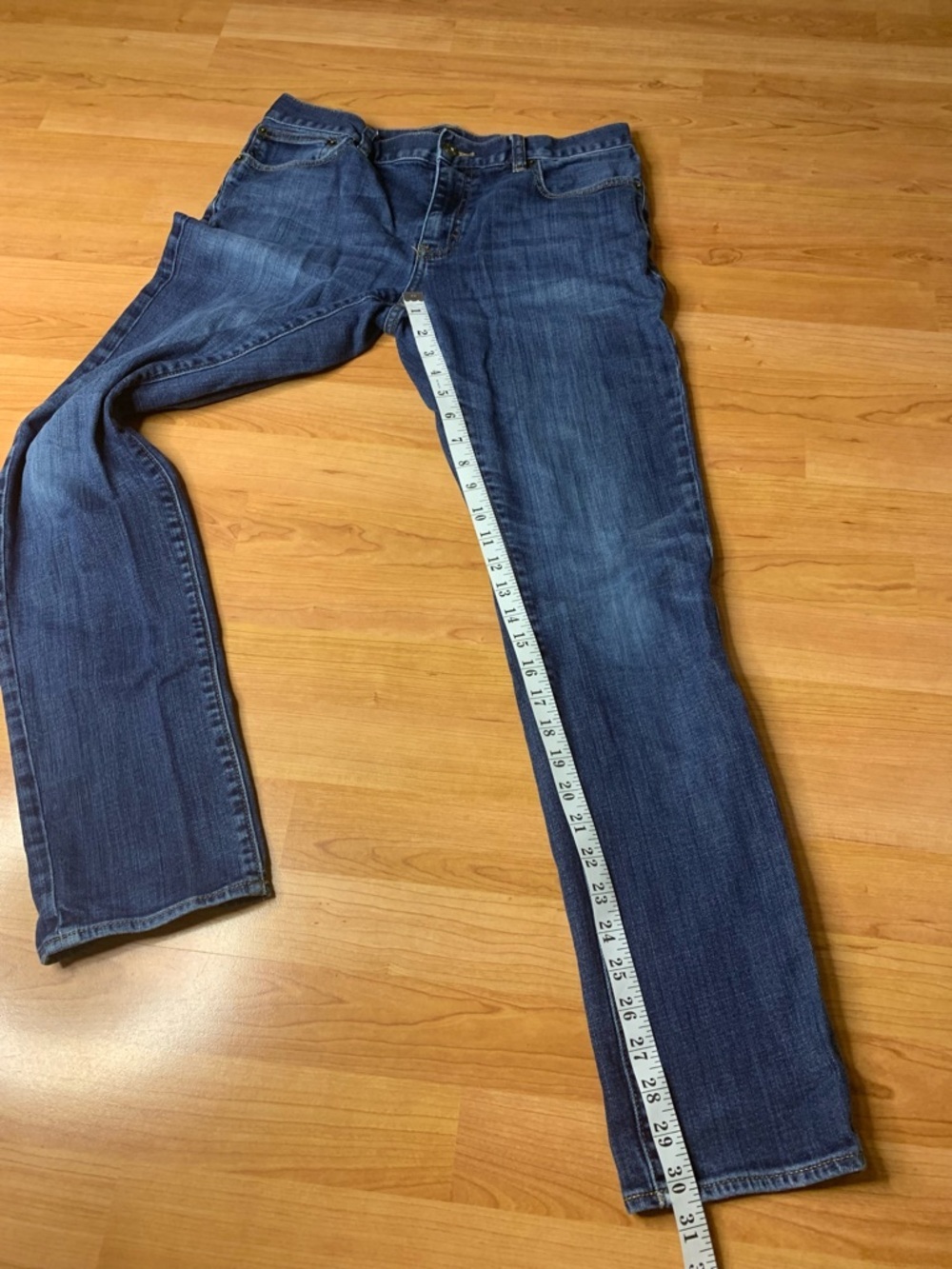 J.Crew The Driggs Slim Fit Jeans 31x32 Blue Denim F7197 - Picture 6 of 8